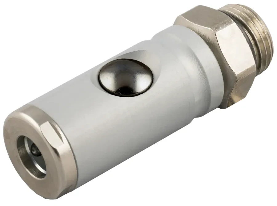ENCHUFE DE SEGURIDAD MACHO CILINDRICA CON OR 0B121 1/4