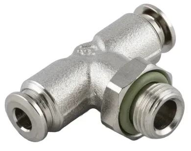 RACCORDO A T ORIENTABILE MASCHIO CILINDRICO 40216V 4 M5