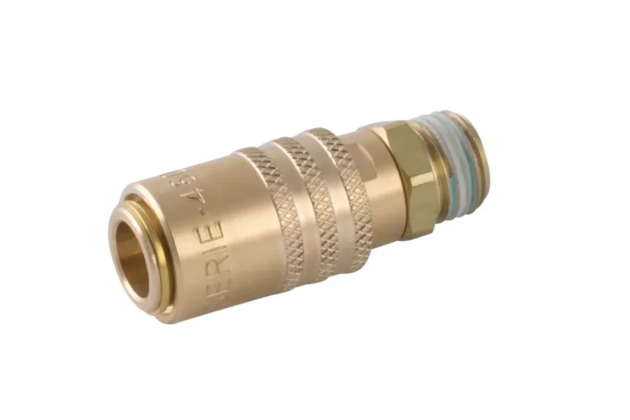 ENCHUFE SIN OBTURADOR MACHO CILÍNDRICO "ROSCA PRESELLADA" 461SW 1/4