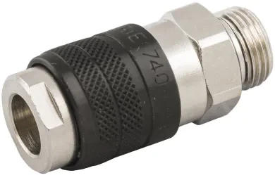 ENCHUFE MACHO CILINDRICA CON OR 741 1/4