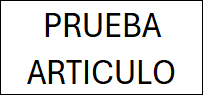 Descripción corta ARTICULO PRUEBA