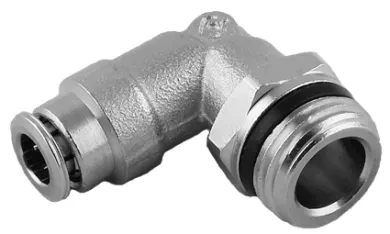 Racor Roscado en L Orientable Macho "Universal Short"