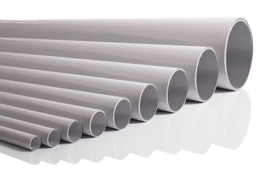 TUBO EN ALUMINIO CALIBRADO DE COLOR GRIS - 6 MT 90000GR-6MT