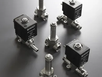 ELECTROVÁLVULAS DE ACCIONAMIENTO DIRECTO CUERPO DE ACERO INOX AISI 316L - OPERADOR 13 mm